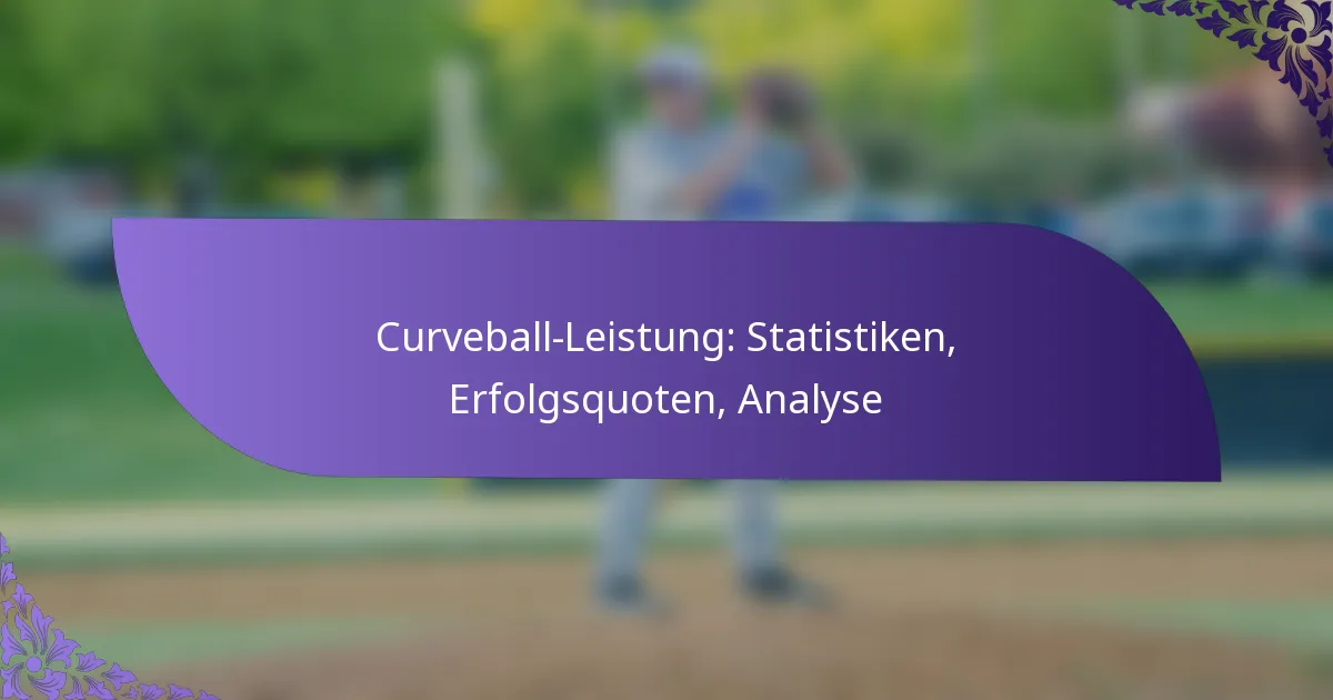 Curveball-Leistung: Statistiken, Erfolgsquoten, Analyse